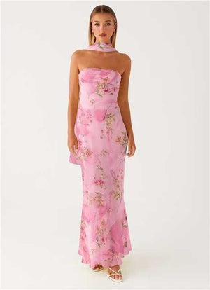 Multicolor Sling Seaside Holiday Fishtail Dress