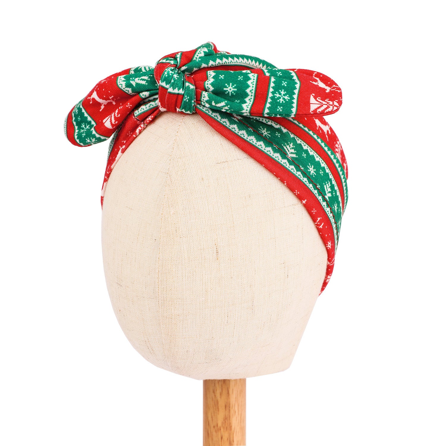 Christmas Style Children's Hat Bow Headscarf