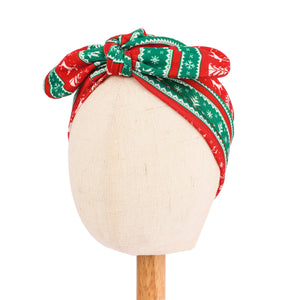 Christmas Style Children's Hat Bow Headscarf