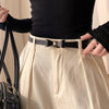 Women's Korean-style Bow Thin Belt All-matching