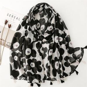 Creative Chinese Style Cotton And Linen Scarf