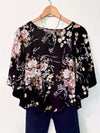 Fashion Round Neck Shirt With Half Sleeve Loose Women's Shirt