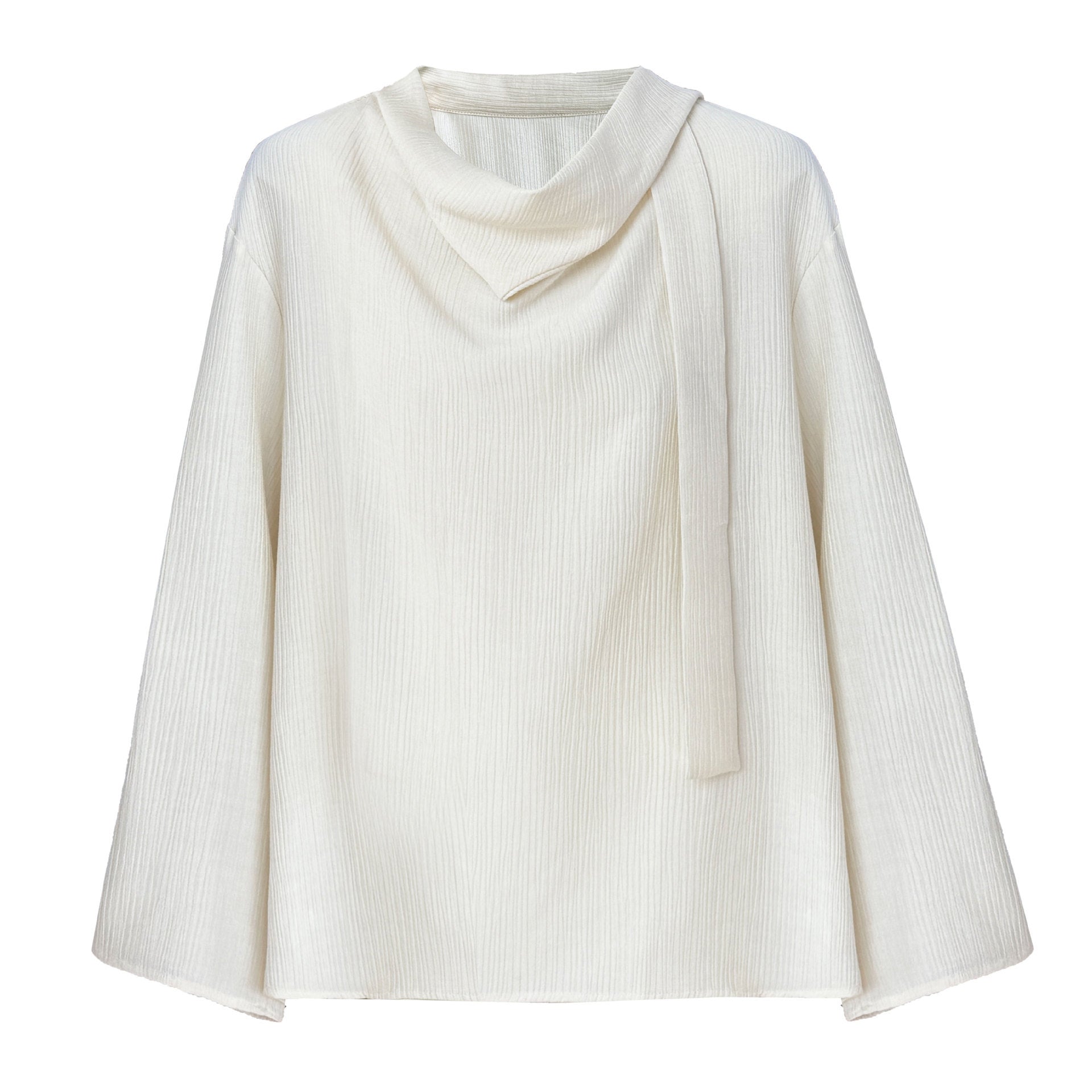 Retro Elegant Ribbon Texture Shirt For Women
