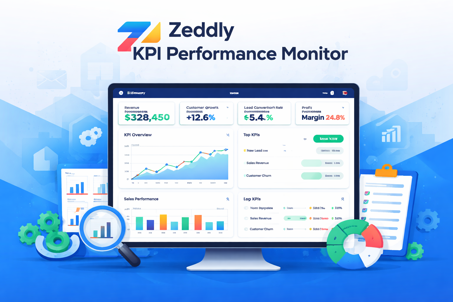 Zeddly KPI Performance Monitor