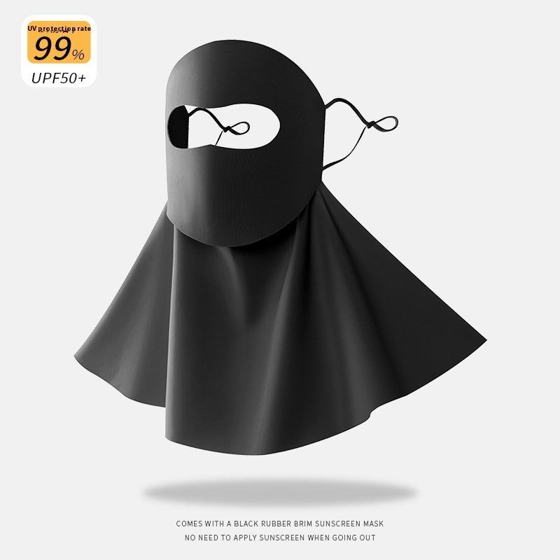 Summer Ice Silk Seamless Mask Riding Sunshade Face Mask Neck Protection Facekini
