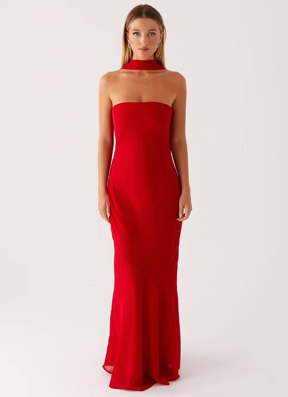 Multicolor Sling Seaside Holiday Fishtail Dress