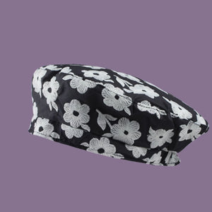 Girl Countryside Style Flower Three-dimensional Embroidery Beret