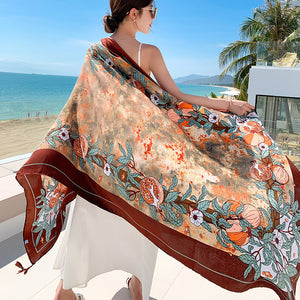 Sun-proof All-matching Shawl Beach Travel Dual-use Outdoor Beach Towel